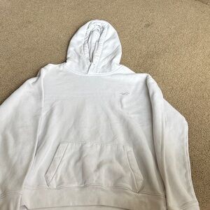 Hollister White Hoodie Sweater